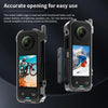 For Insta360 X4 CYNOVA Metal Rabbit Cage + Lens Cover Set Protective Accessories(Black)
