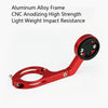 Bicycle Mountain Bike Aluminum Alloy Code Table Stand Universal Code Table Extension Flashlight Bracket(Black)