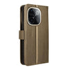 For vivo T3 Pro 5G / iQOO Z9S Pro 5G Diamond Texture Leather Phone Case(Brown)