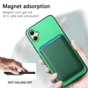 For Samsung Galaxy A06 4G Retro Magsafe Card Bag PU Back Cover Phone Case(Green)