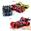 3 in 1 Alloy Catapult Car Model With Lights And Music(Yellow)