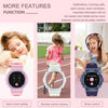 HT19 1.2 inch Round Screen IP68 Children Smart Watch, Support Sleep Monitoring(Blue)