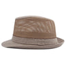 Summer Jazz Hat Mesh Breathable Sunscreen Hat, Size: Large 59-60cm(Black)