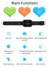 REACHFAR RF-V46-A GPS Smart Tracker WatchBand, Support SOS / Camera / Health Management / 4G LTE / Blood Pressure / Heart Rate, For Asia / Europe / Africa / Australia(Black)