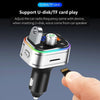PD3.0 Fast Charge Car Bluetooth MP3 Hands-Free Player Car FM Transmitter(Silver)