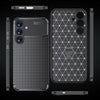 For Samsung Galaxy S25 5G Carbon Fiber Texture Shockproof TPU Phone Case(Black)