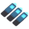 3 PCS Universal Ultra-thin Design Rectangle WebCam Cover Camera Cover for Desktop, Laptop, Tablet, Phones(Black)
