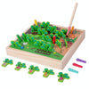 Children Pastoral Plucking Radish Catching Insects Game For Babies Early Education Wooden Toys(Farm)