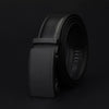COWATHER CZ032 Men Two-Layer Leather Casual Business All-Match Automatic Buckle Belt, Length: 110cm(Black)