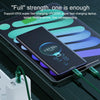 WK WDC-194 Pioneer Series 2 in 1 65W USB-C/Type-C to USB-C/Type-C+8 Pin Fast Charging Data Cable, Length: 1m(Green)