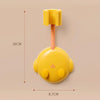 JM049 Cartoon Shower Rack Universal Adjustment Shower Base Fixed Device(Yellow)