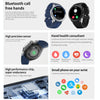 HD Watch X 1.43 inch IP68 BT5.3 Sport Smart Watch, Support Bluetooth Call / Sleep / Blood Oxygen / Heart Rate / Blood Pressure Health Monitor(Black Steel + Black Silicone Strap)