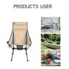 Outdoor Camping Aluminum Alloy Portable Folding Beach Chair, Colour: Without Pocket (Blue Gray)