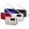 L-218AM  MP3 Radio Speaker Player Support TF Card USB with LED Flashlight Function(Gold)