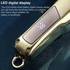 VGR V-278 10W USB Metal Electric Hair Clipper with LED Digital Display(Gold)