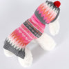 Christmas Pet Sweater - Hooded Snowflake Design (M)