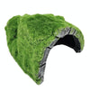 Box Turtle Hiding Cave Mossy Basking Platform Ornament Resin Decor