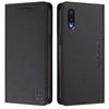 For Samsung Galaxy A02 / M02 RC01 Dual-Folded Magnetic Suction RFID Leather Phone Case(Black)