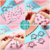 T-20 51 In 1 Colorful Crystal Cartoon DIY Jewelry Children Bracelet(Pink)