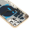 iPhone 12 Pro Gold Back Cover Assembly w/Side Keys & Wireless Charging