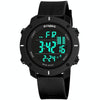 SYNOKE 9658 Student Outdoor Multi-Function Waterproof Large Dial Sports Electronic Watch(Black)