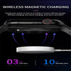M SEVEN MAX 1.92 inch Silicone Watchband Color Screen Smart Watch(Black)