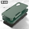 For Samsung Galaxy XCover7 2 in 1 PC + TPU Phone Case(Dark Green)