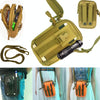 LT-02 Casual Multifunctional Messenger Belt Bag with Shoulder Strap(Black)
