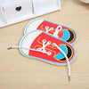 Kids Educational Tool Children Wooden Toys Toddler Lacing Shoes Early Education Teaching Kids, Random Color Delivery