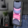 For iPhone 8 & 7 Machine Armor Warrior Shockproof PC + TPU Protective Case(Black)