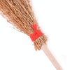 2 PCS Miniature Doll House Kitchen Patio Accessories Wooden Broom Children's Educational Toys