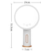 Smart LED Desktop Makeup Mirror with Fill Light, White Light (White)