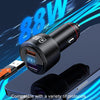 88W Vehicle Mini Fast Charging Charger Car One To Two Cigarette Lighter