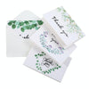 6pcs / Set Thank You Card Creative Half-Fold Greeting Card with Envelope
