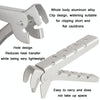 Outdoor Picnic Barbecue Aluminum Alloy Anti-scalding Pot Tongs(With Hole)