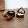 Wooden Heart Shape Ring Box Jewelry Storage Box Wedding Valentine Gift Box, Spec: RB513-C5