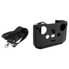 For DJI Neo / Mini 4 Pro / RC-N3 / RC-N2 / RC-N1 Sunnylife Controller Protective Cover Silicone Case with Neck Strap (Black)