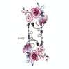 50 PCS Literary Small Fresh Flower Tattoo Sticker Rose Waterproof Lasting Arm Sticker(Q-022)