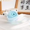 4cm x 9m Light Blue Symphony Fishtail Yarn Flower Cake Baking Packaging Ribbon Lace Decorative Webbing