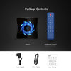 TANIX X96Q Max 4K Smart TV BOX Android 10 Media Player with Remote Control, Quad Core Allwinner H616, RAM: 4GB, ROM: 64GB, 2.4GHz/5GHz WiFi, AU Plug