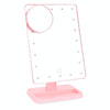 Portable Led Touch Sensor Mirror With Lamp Desktop Fill Light(Pink)
