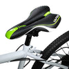 YAFEE YF-1034-3 Soft Mountain Bike Seat Mountain Bike Hollow Breathable Saddle Seat Cushion Bicycle Seat(Black Green)