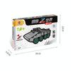797pcs Stainless Steel Armored Vehicle 3D Metal Model Precision Mechanical Assembly Tank Assembly High Difficulty Toys