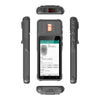 UNIWA F501 Handheld Scanner Phone, 2GB+32GB, 5.0 inch Android 12, MT6762 Octa Core, 4G Network, AU Plug (Black)