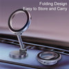 G118 1080-Degree Rotating Folding Magnetic Phone Holder Dashboard Suction Cup Car Mount(Grey)