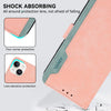 For Samsung Galaxy A36 5G ABEEL Color Block Magnetic RFID Leather Phone Case(Pink-Cyan)
