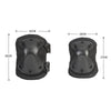 4pcs/set  Sports Knee and Elbow Pads Outdoor Sport Safety Gear Drop(Desert Digital)