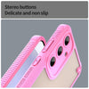 For Samsung Galaxy S25+ 5G Armor Glaze PC Hybrid TPU Phone Case(Pink)