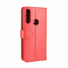 For Alcatel 1SE  2020 R64 Texture Single Horizontal Flip Protective Case with Holder & Card Slots & Wallet& Photo Frame(Red)