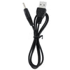 USB Male to DC 3.5 x 1.35mm Power Cable, Length: 1.2m (Black)